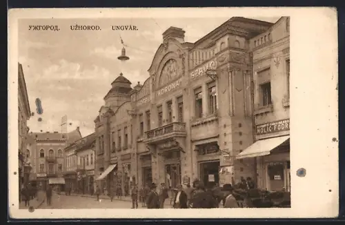 AK Ungvar, Hotel Korona Szallo, Panorama