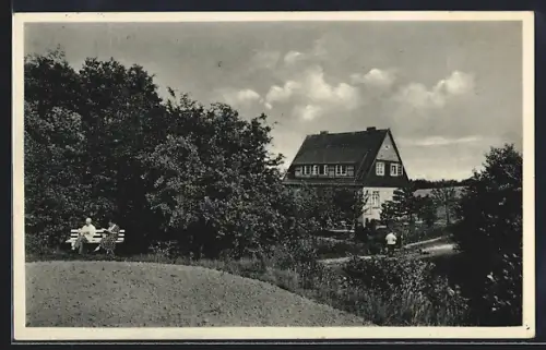 AK Bad Randringhausen /Bünde, Haus Sonnenhöhe mit Umgebung