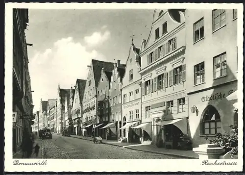 AK Donauwörth, Geschäfte in der Reichsstrasse