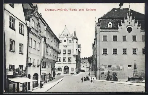 AK Donauwörth, Partie beim Rathaus