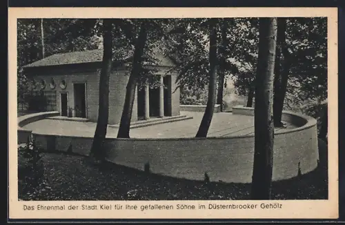 AK Kiel, Das Ehrenmal der Stadt für Ihre gefallenen Söhne im Düsternbrooker Gehölz