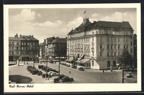 AK Kiel, Ortspartie am Hansa-Hotel