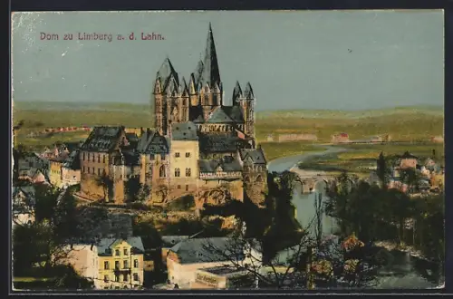 AK Limburg a. d. Lahn, Blick zum Dom