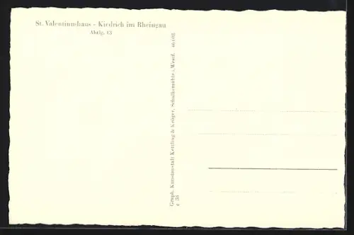 AK Kiedrich im Rheingau, St. Valentinushaus