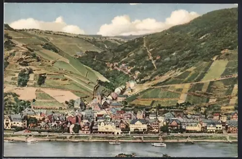 AK Assmannshausen am Rhein, Totalansicht