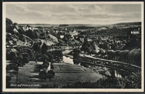 AK Diez a. d. Lahn, Blick auf den Ort
