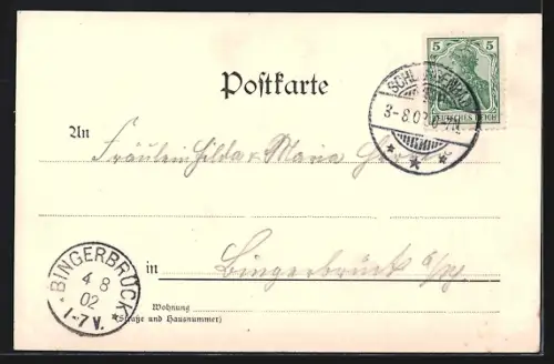 AK Schlangenbad, Panorama mit Kirche und Strassenpartie