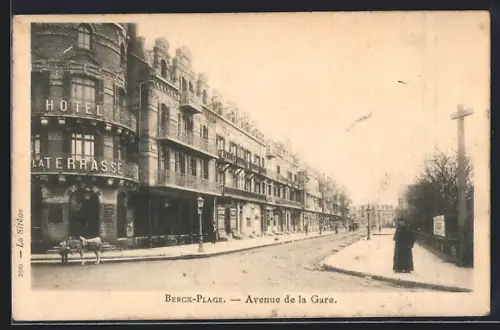 AK Berck-Plage, Avenue de la Gare