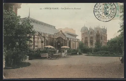 AK Berck-Plage, Les Jardins du Kursaal
