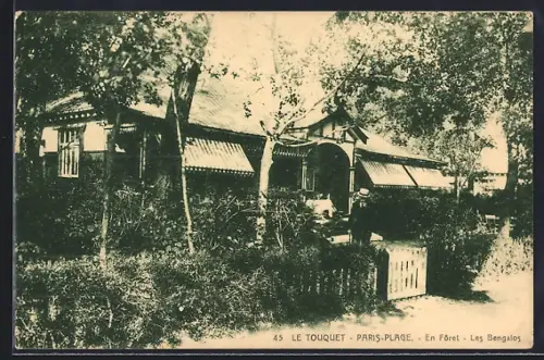 AK Le Touquet, Paris-Plage, En Foret, Les Bengalos