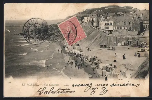 AK Le Portel, Vue Generale