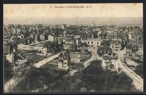 AK Paris-Plage, Panorama de Paris-Plage