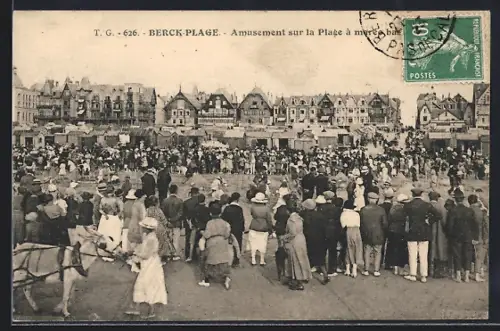 AK Berck-Plage, Amusement eur la Plage