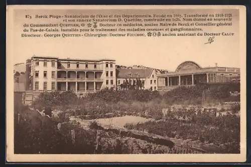 AK Berck-Plage, Sanatorium de l`Oise et des Departements
