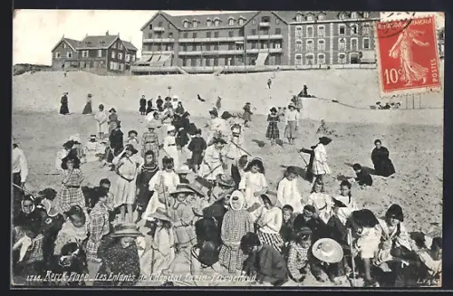 AK Berck-Plage, Les Enfants de l`Hopital Cazin-Perrochaus