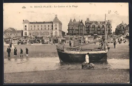 AK Berck-Plage, Le Casino et la Plage