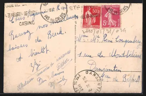 AK Berck-Plage, Le Casino et la Plage