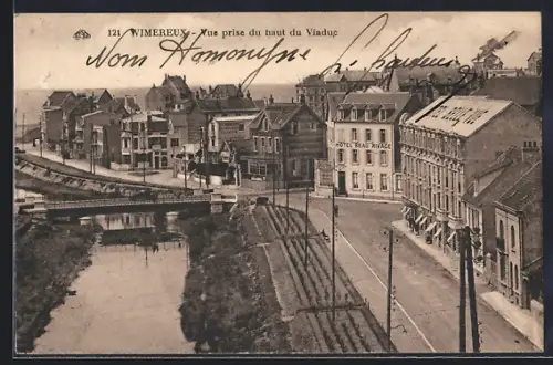 AK Wimereux, Vue prise du haut de Viaduc