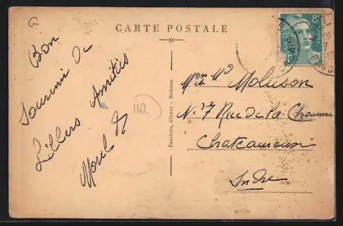 AK Lillers, Ses Promenades, Le Brule, Les Allées