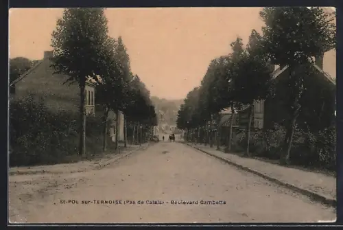 AK St-Pol-sur-Ternoise, Boulevard Gambetta
