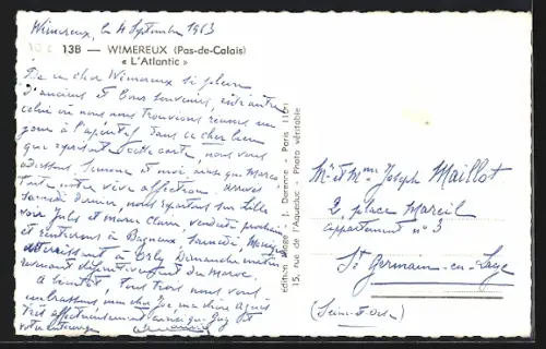 AK Wimereux /P.-de-C., L`Hotel Atlantic