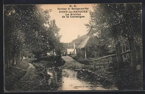 AK Pont-de-Briques, La Rivière de la Cassaigne