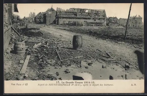 AK Neuve-Chapelle, Aspect après le départ des barbares