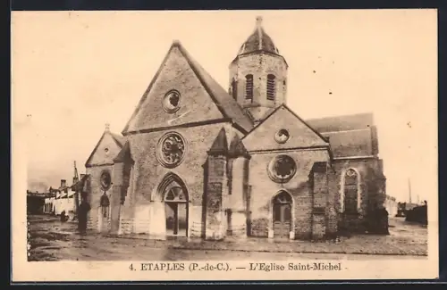 AK Etaples /P.-de-C., L`Eglise Saint-Michel