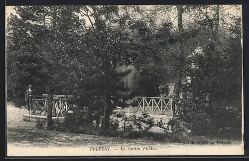AK Frevent, Le Jardin Public