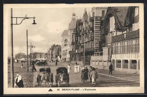 AK Berck-Plage, L`Esplanade