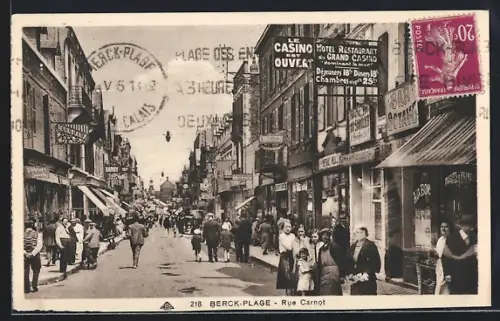 AK Berck-Plage, Rue Carnot