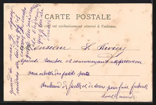 AK Berck-Plage, Goudronnage d`un bateau de peche