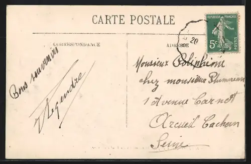 AK Berck-Plage, L`Hopital vu du haut du Phare