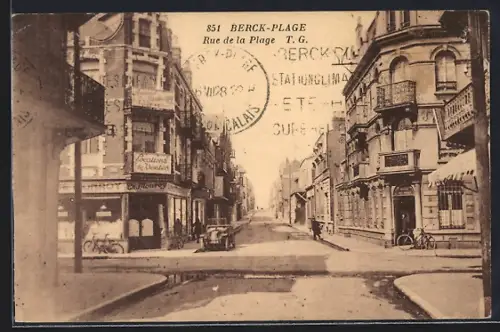 AK Berck-Plage, Rue de la Plage