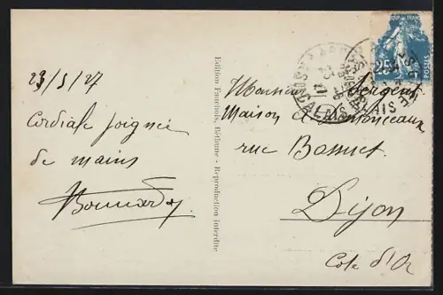 AK Arras, La Rue Saint Aubert et l`Hopital Saint-Jean