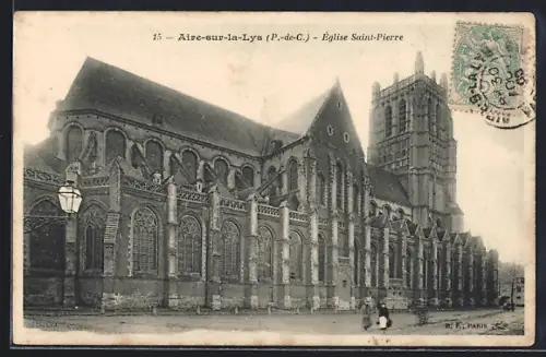 AK Aire-sur-la-Lys, Eglise Saint-Pierre