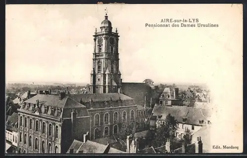AK Aire-sur-la-Lys, Pensionnat des Dames Ursulines