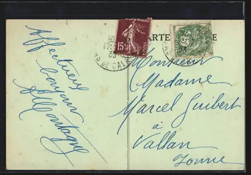 AK Aire-sur-la-Lys, Pensionnat des Dames Ursulines