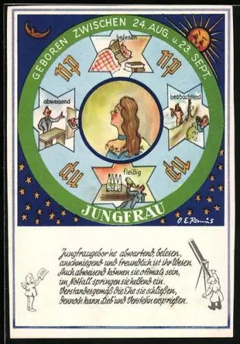 AK Eigenschaften des Sternzeichens Jungfrau