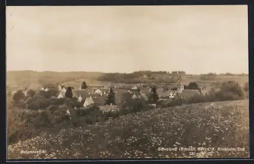 AK Schopfloch /Schwäb. Alb, O. A. Kirchheim u. T., Gesamtansicht
