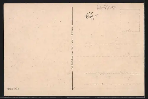AK Tübingen, Schlossportal, Grosses Fass im Schlosskeller, tiefer Brunnen im Schlosskeller