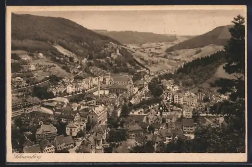 AK Schramberg, Gesamtansicht aus der Vogelschau