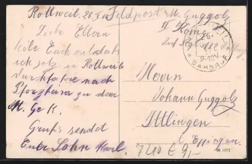 AK Rottweil, Totalansicht