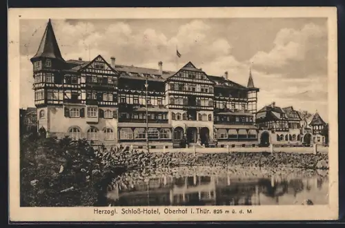 AK Oberhof i. Thür., Herzogliches Schloss-Hotel