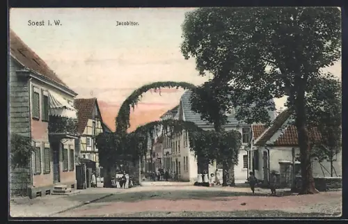 AK Soest i. W., Partie am Jacobitor