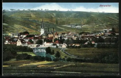 AK Ahrweiler, Teilansicht mit Kirche