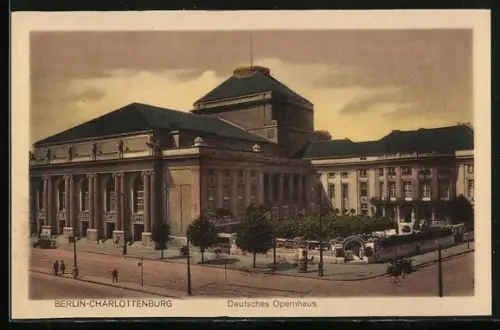 AK Berlin-Charlottenburg, Deutsches Opernhaus