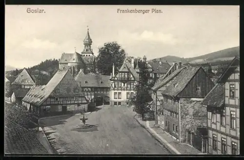 AK Goslar, Strasse Frankenberger Plan