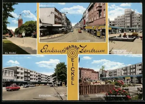 AK Wanne-Eickel, Einkaufszentrum Eickel, Spielplatz, Hauptstrasse