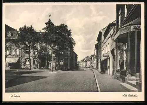 AK St. Tönis, Partie am Rathaus
